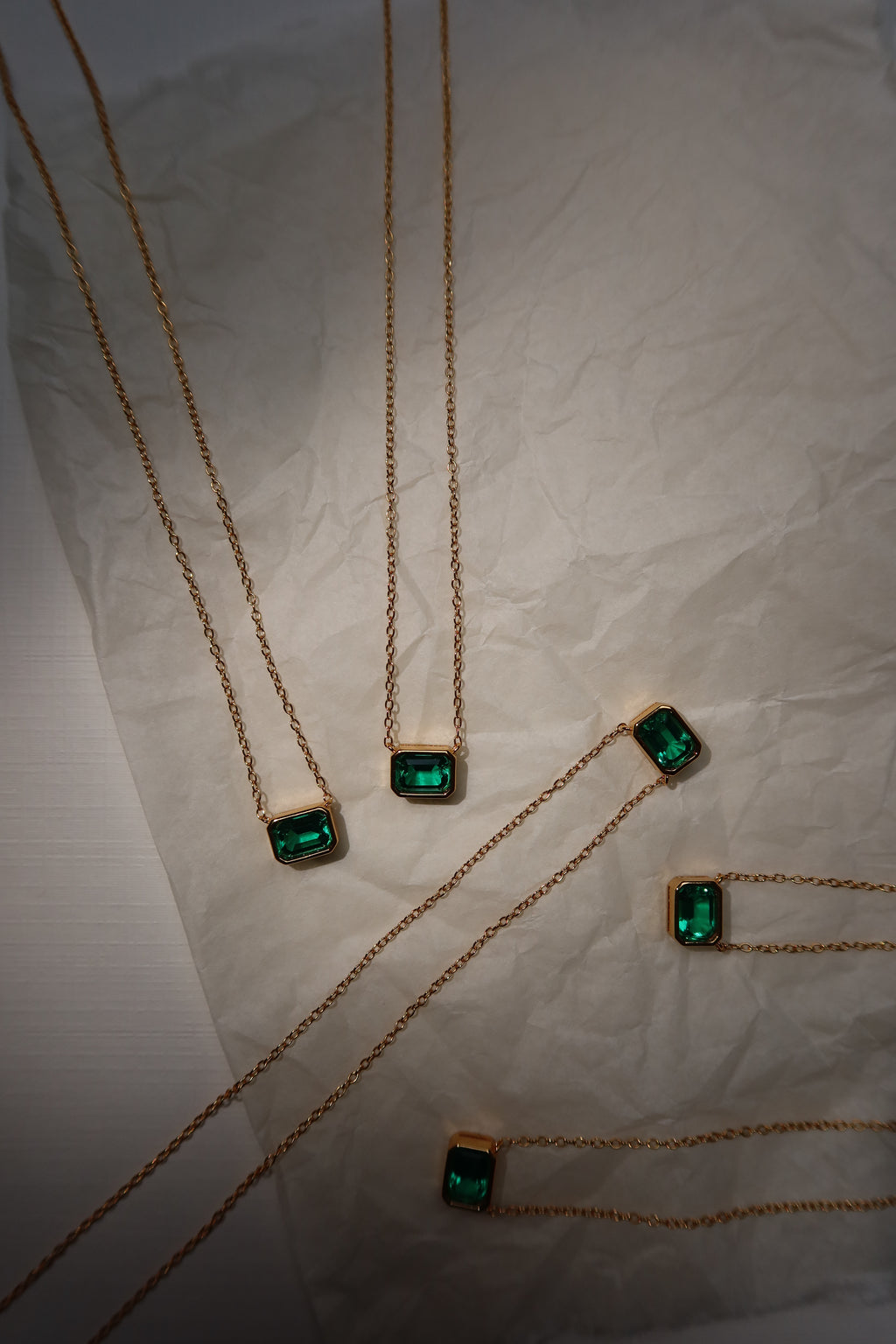 Emerald Diamond Necklace