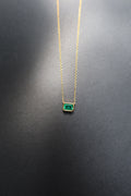 Emerald Diamond Necklace
