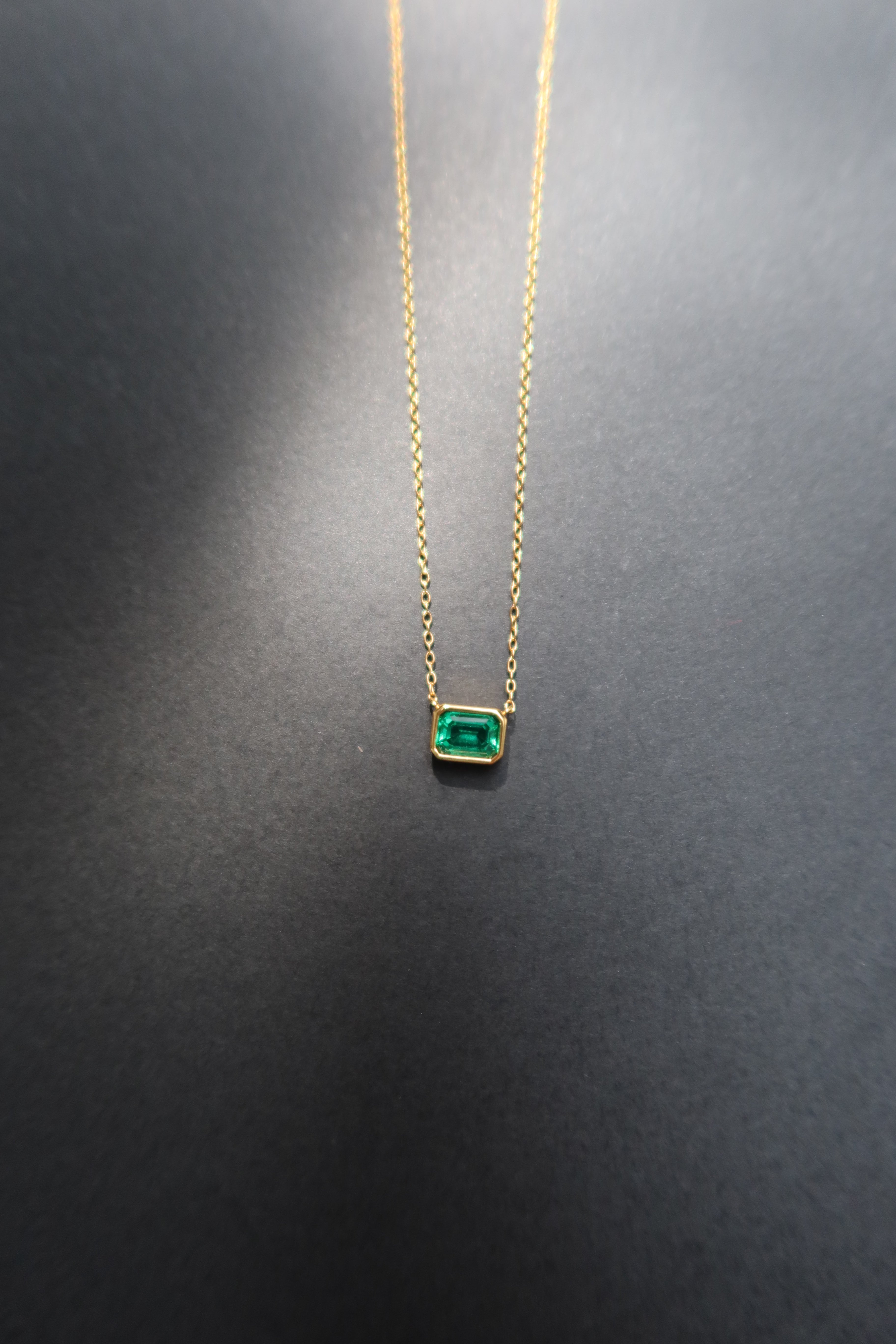 Emerald Diamond Necklace