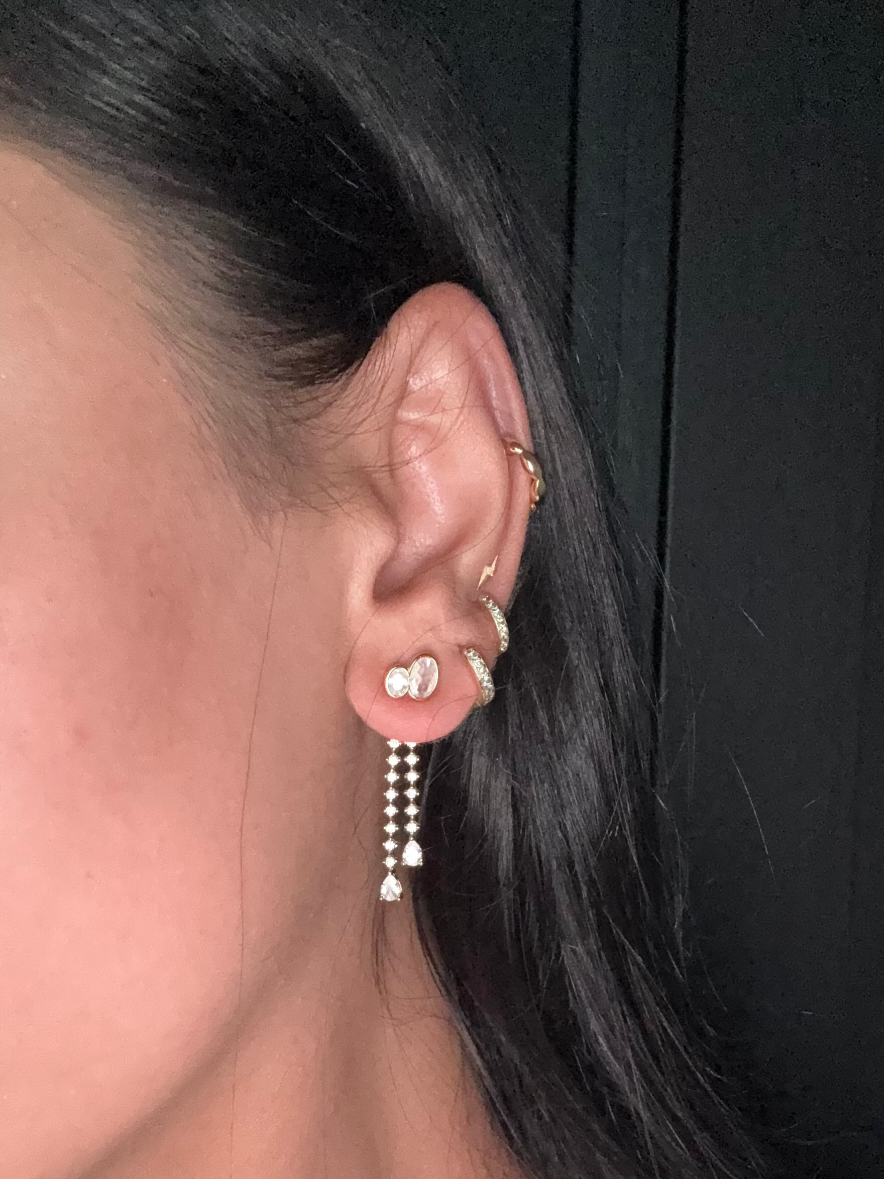 Pear-cut Earring Charm
